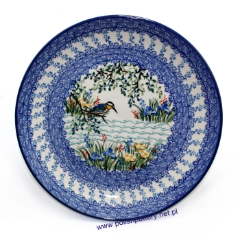 Talerz obiadowy Ø25cm dek. U5125X Zimorodek